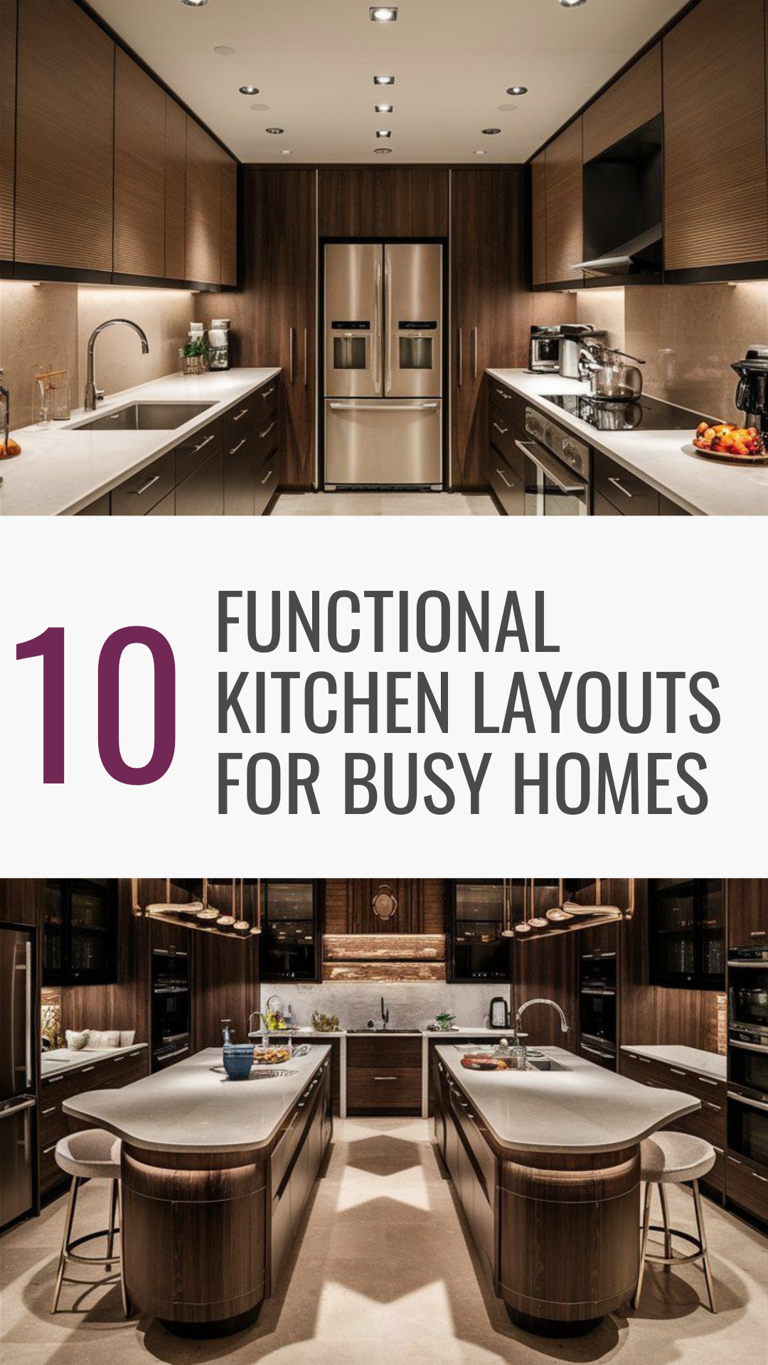 10 Functional Kitchen Layouts for Busy Homes