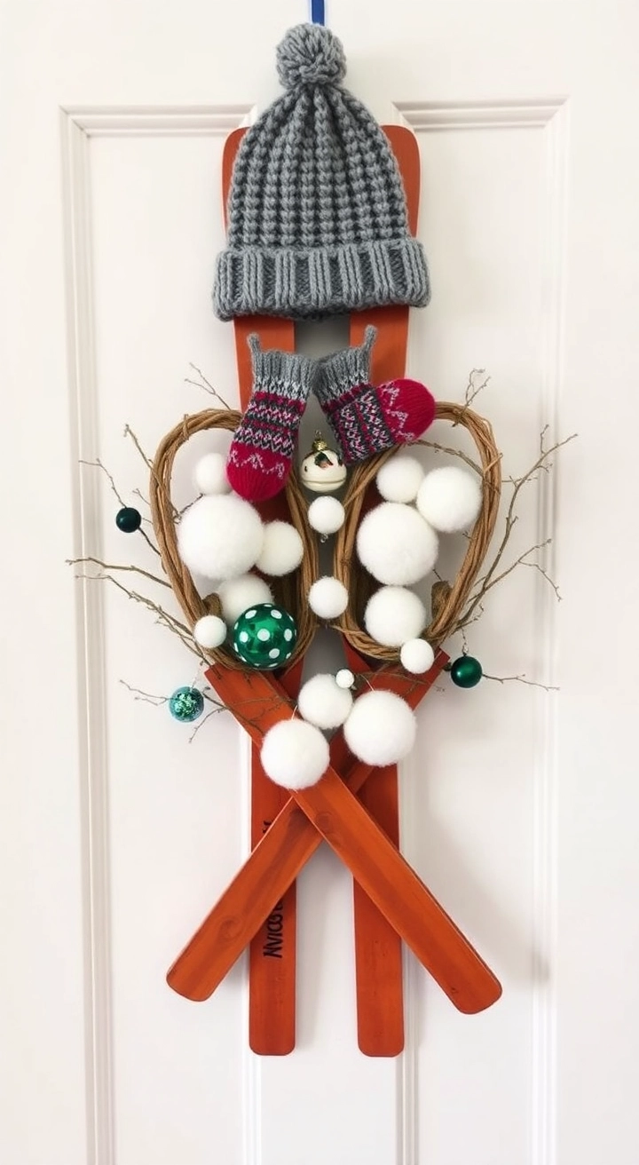 20 Christmas Door Hangers: Festive DIY Ideas