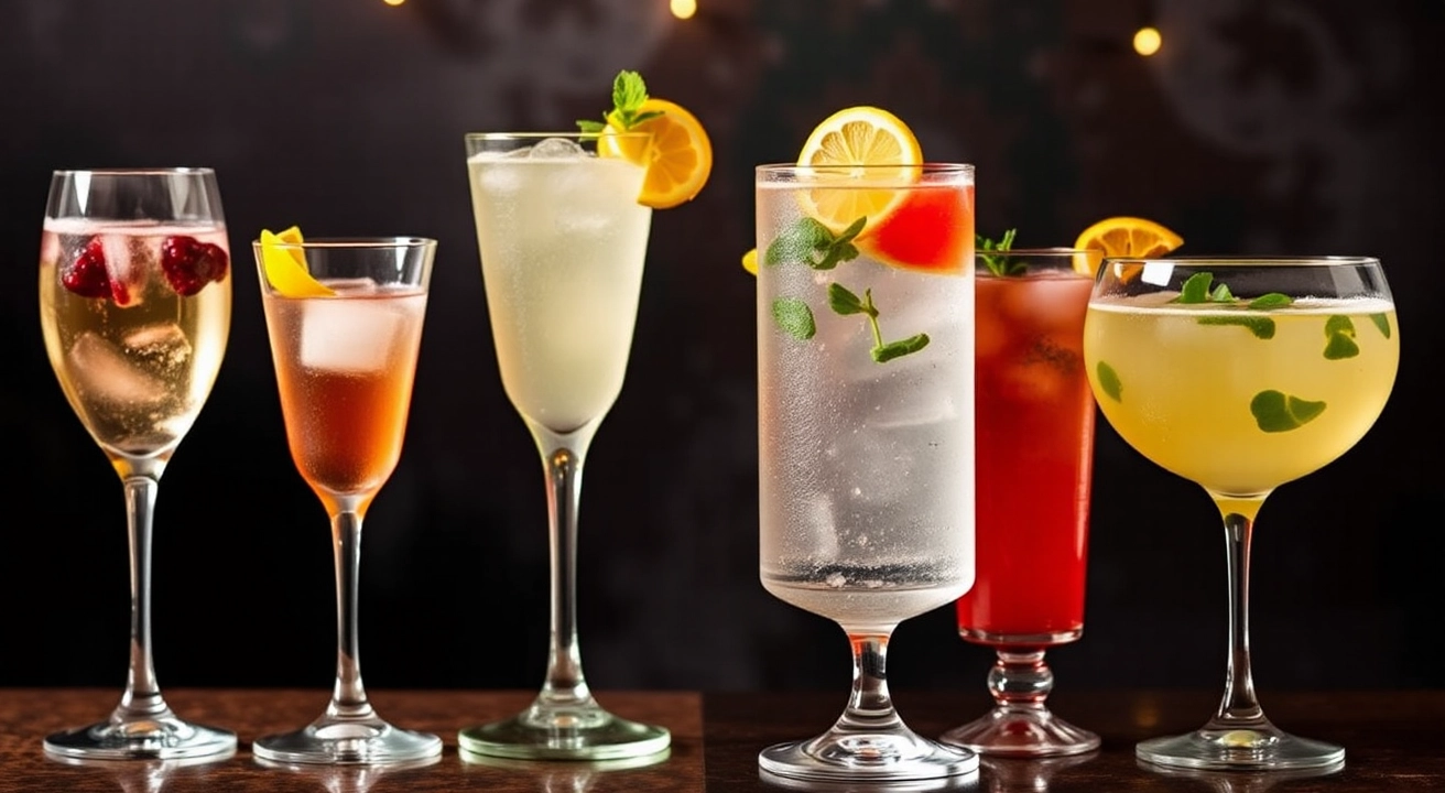 Celebrate New Year's Eve with 15 festive cocktails and mocktails. Perfect for every guest, these delicious drinks will add flavor and excitement to your celebration!