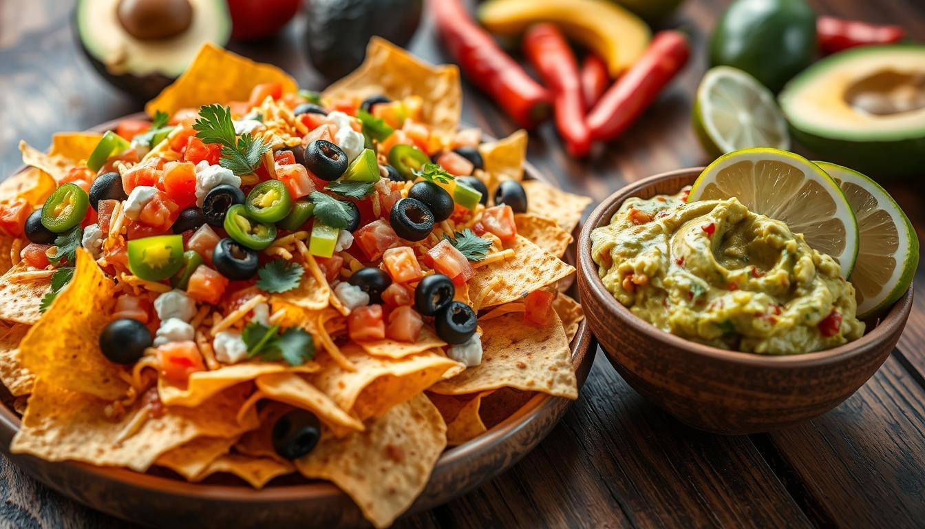 Best Loaded Nachos with Homemade Guacamole