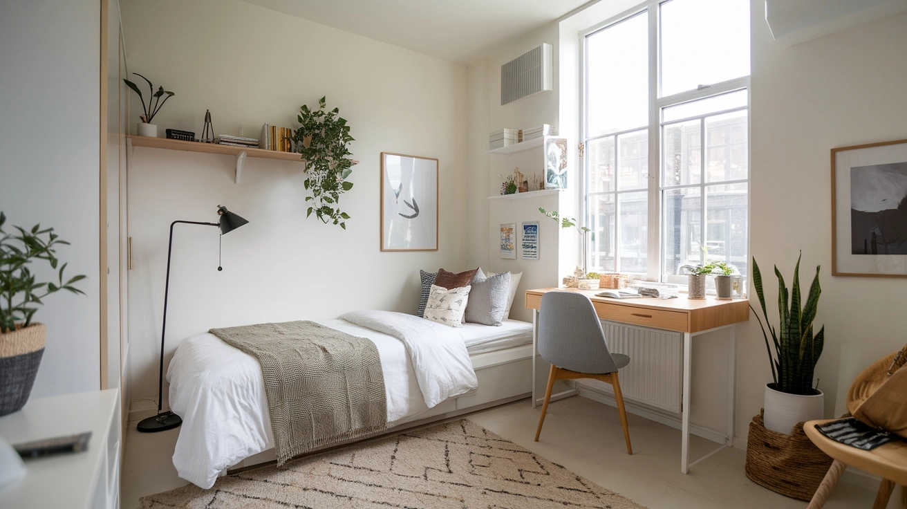 Smart Small Bedroom Layout Ideas with Optimized Furniture Placement and Clever Storage Solutions