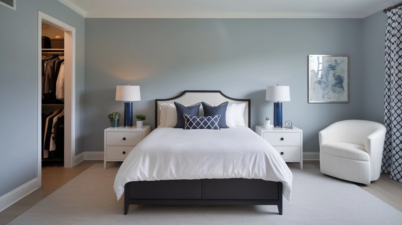 Stylish Blue Gray Bedroom Ideas to Elevate Your Space 1 Stunning Blue Gray Bedroom Ideas