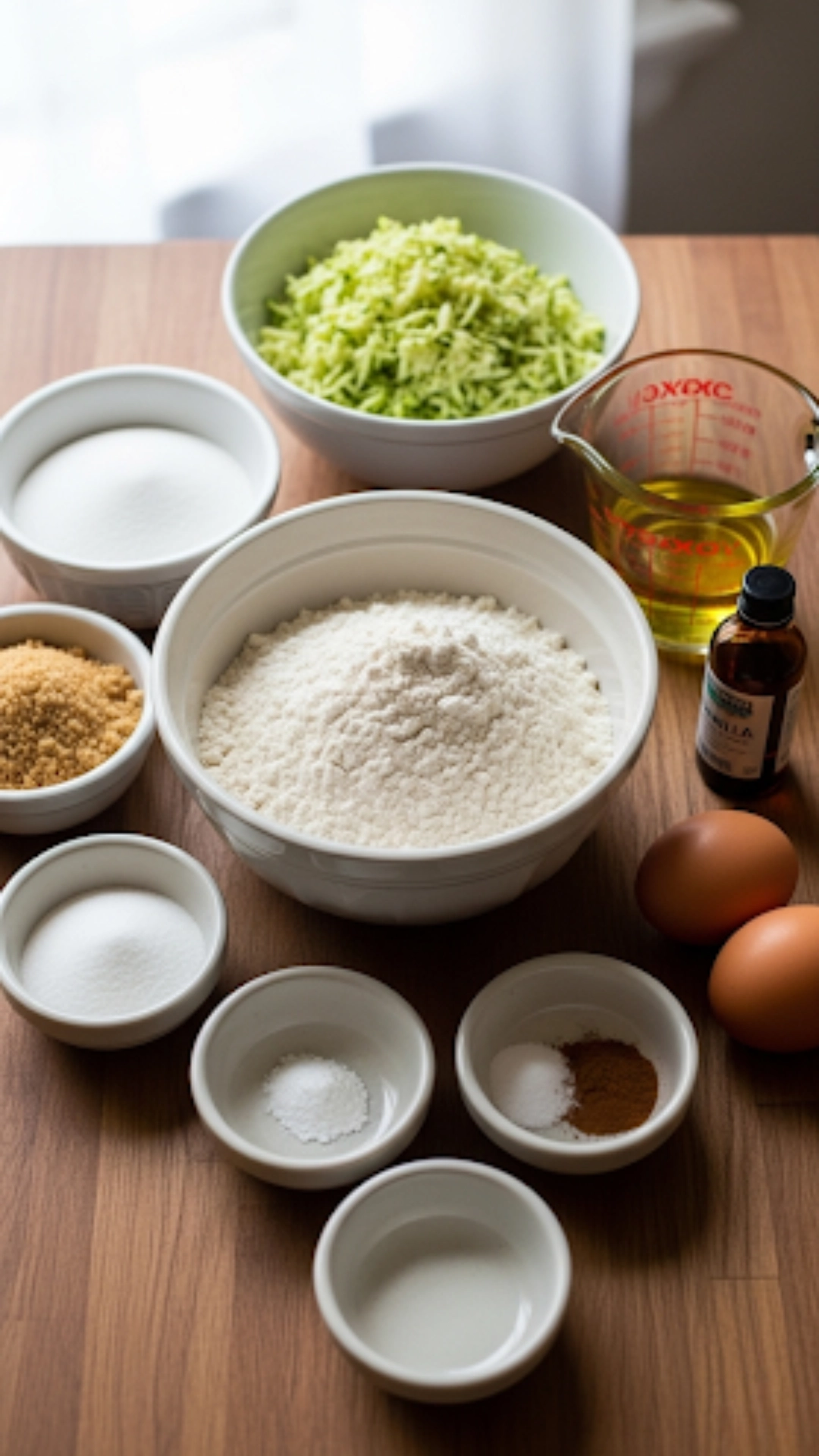 Zucchini Bread Ingredients