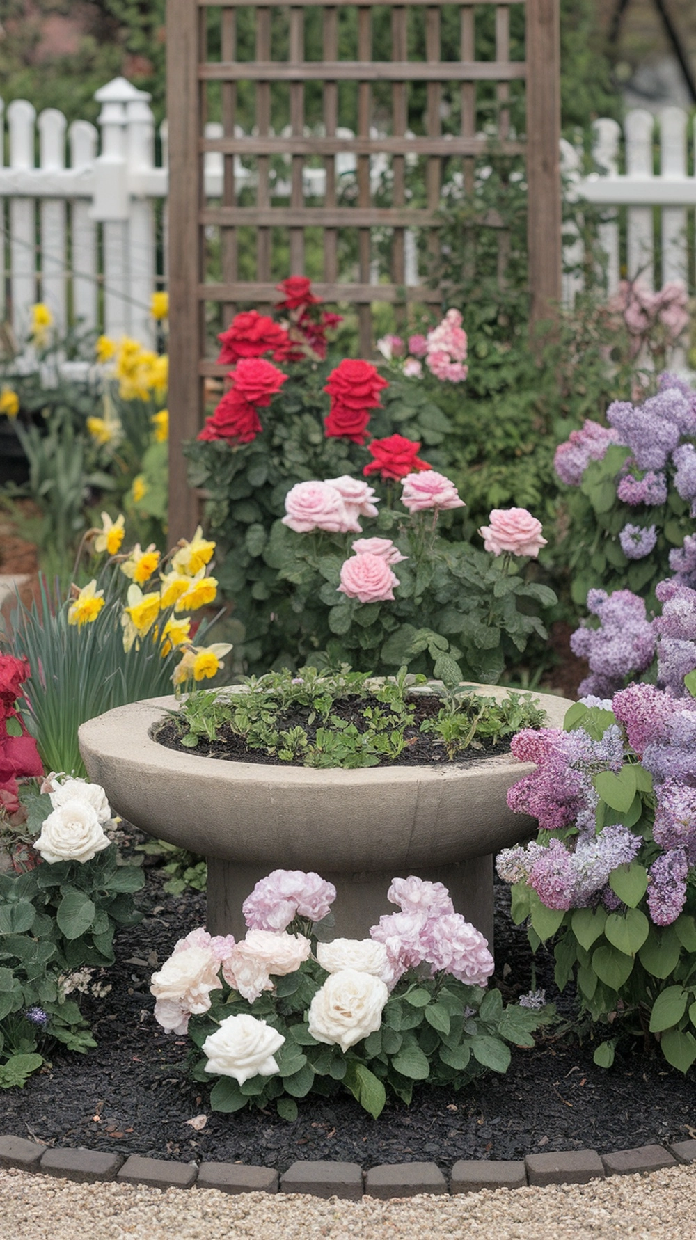 focal point flower bed ideas