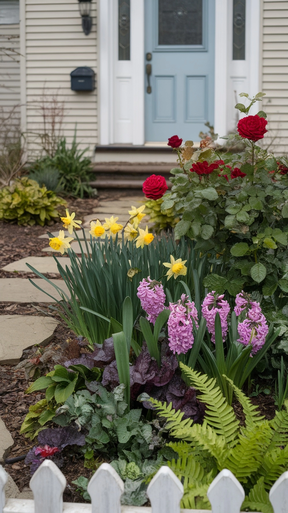 front of house flower bed ideas