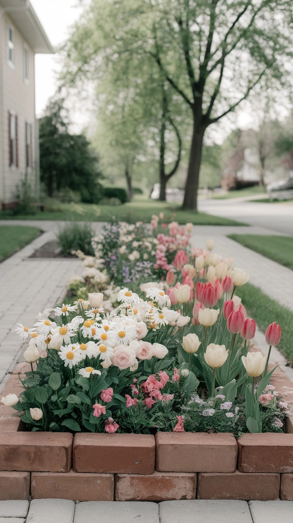 inexpensive flower bed ideas for front yard