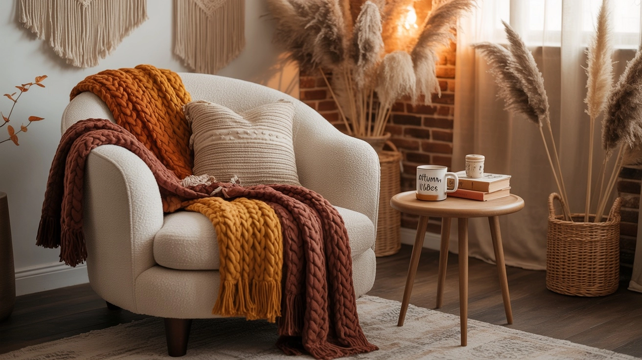Boho Fall Living Room Ideas You Can’t Ignore 1 Boho Fall Living Room Ideas with layered textures, warm colors, and natural elements