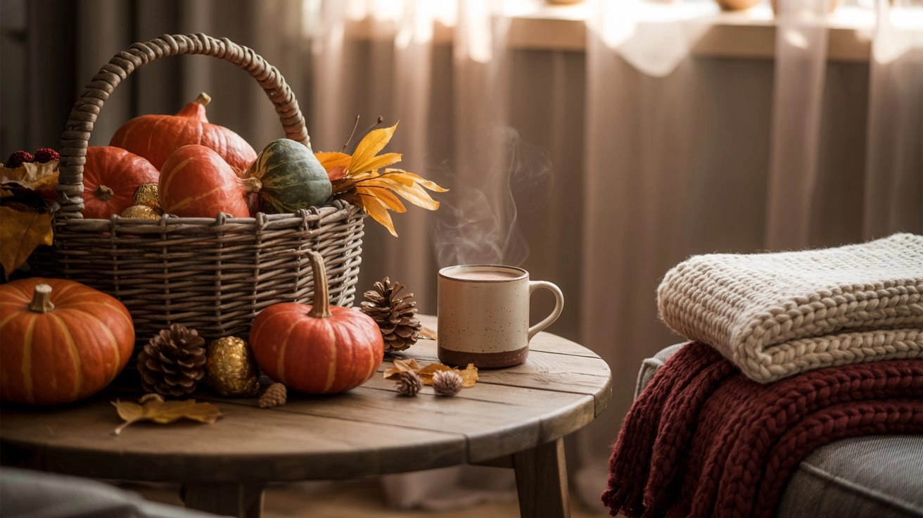 17 Cozy Coffee Table Fall Decor Ideas to Warm Your Home 1 Cozy Coffee Table Fall Decor Ideas