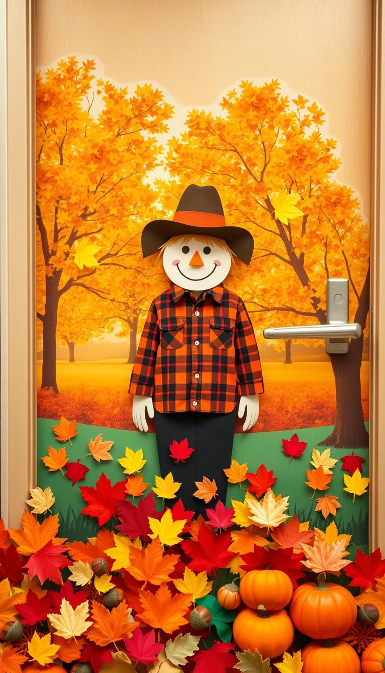 Unleash Amazing Fall School Door Decorating Ideas 2 Fall School Door Decorating Idea