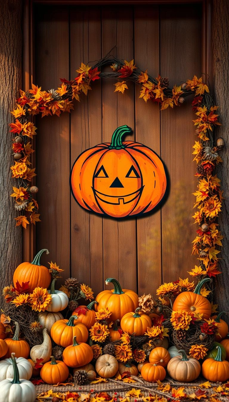 Unleash Amazing Fall School Door Decorating Ideas 3 Pumpkin School Door Art