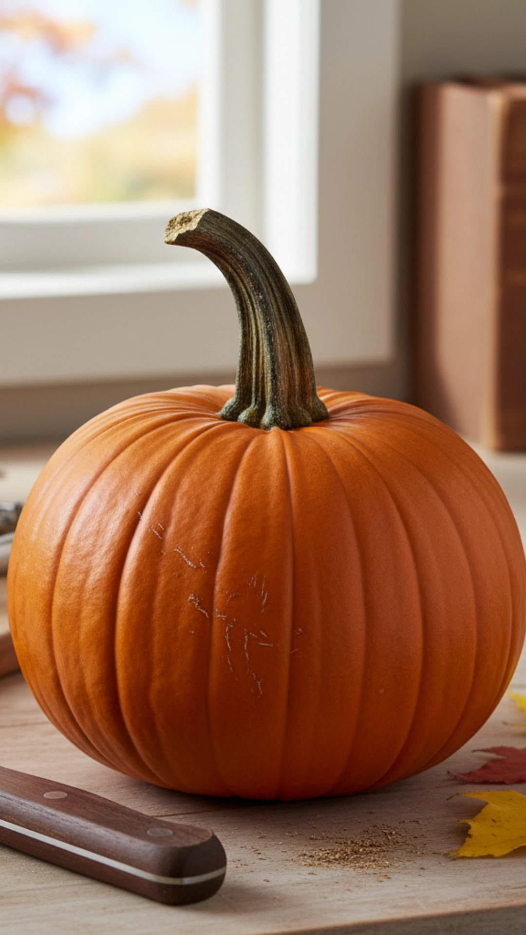 pumpkin preparation cutting technique