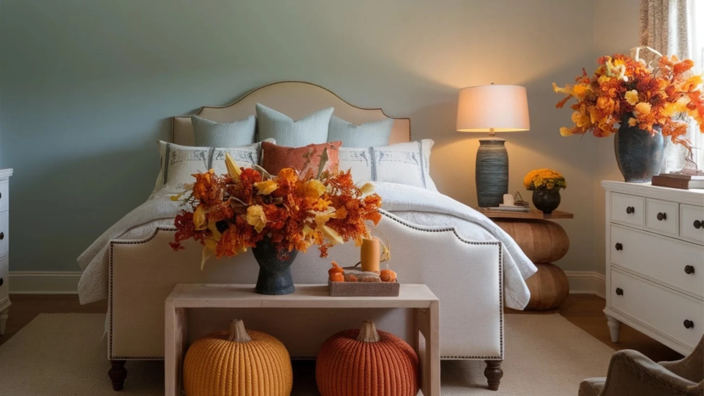 Autumn Bedroom Decor with Cozy Colors