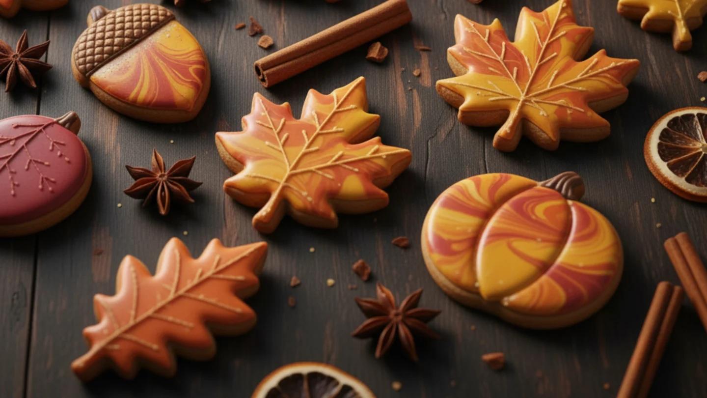 Variations of delicious Fall Cookies