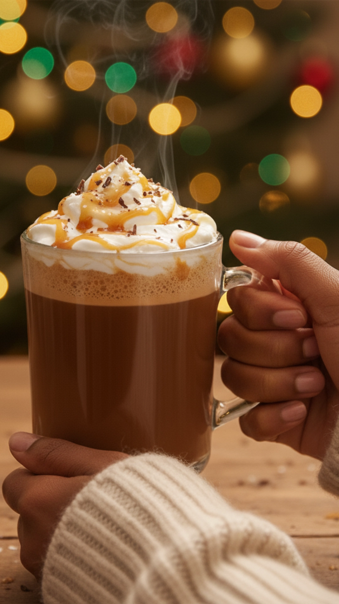 15 Cozy Christmas Drinks to Warm Up Winter Mornings 4 Spiked Salted Caramel Mocha