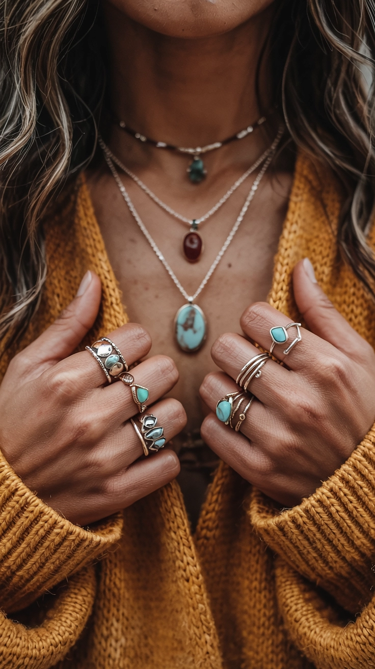 How to Master Cozy Sweater Boho Style This Winter 10 Accessorizing for that Free-Spirited Vibe