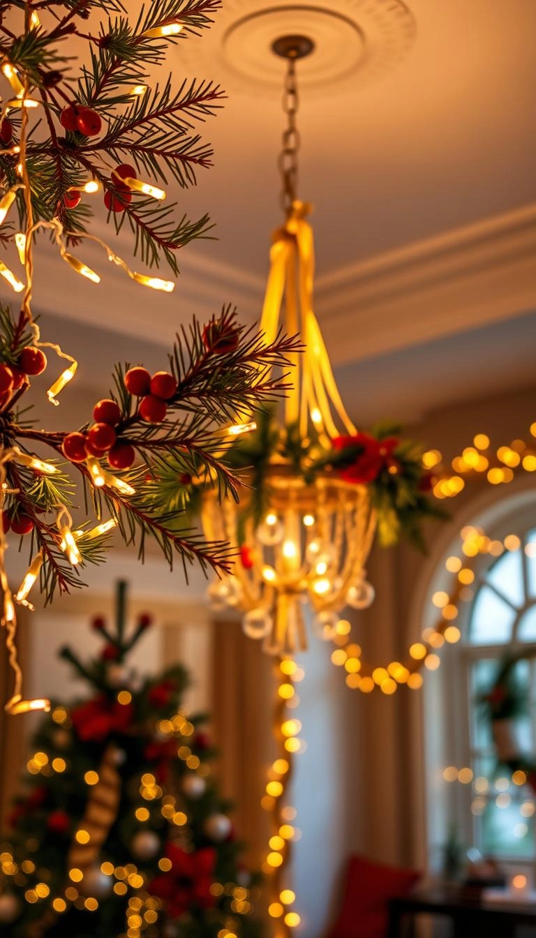 20 Festive Christmas Chandelier Decorating Ideas 12 Small Christmas chandelier
