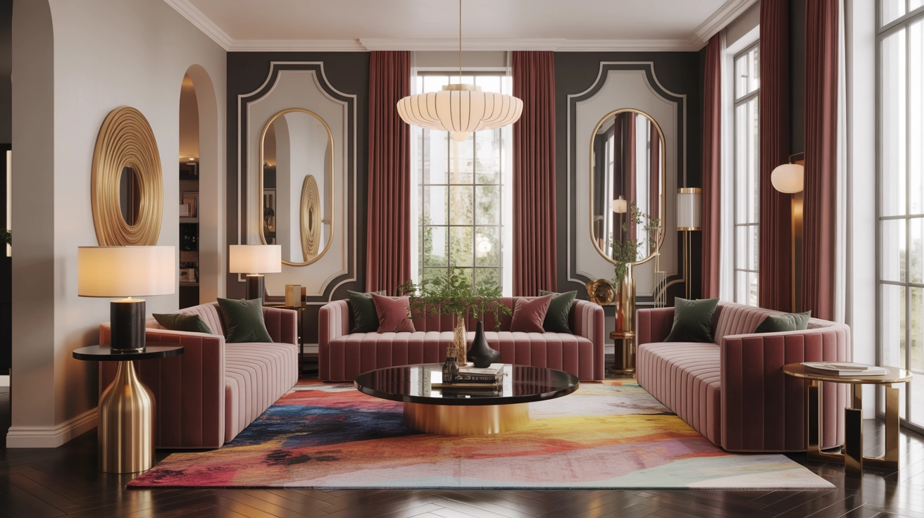 10 Modern Art Deco Living Room Refresh Tips