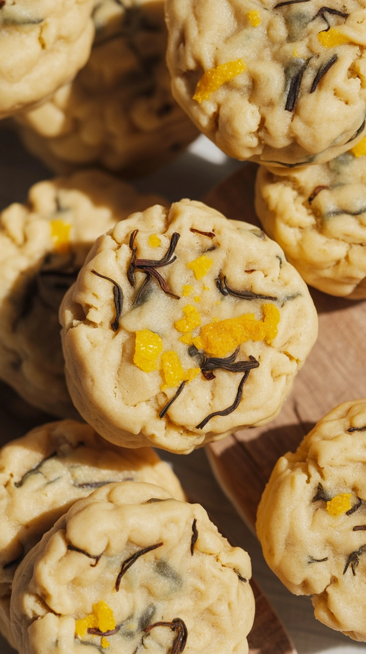 13 Irresistible Cookie Recipes You’ve Never Tried Before 5 Small round tea-infused cookies with lemon zest.