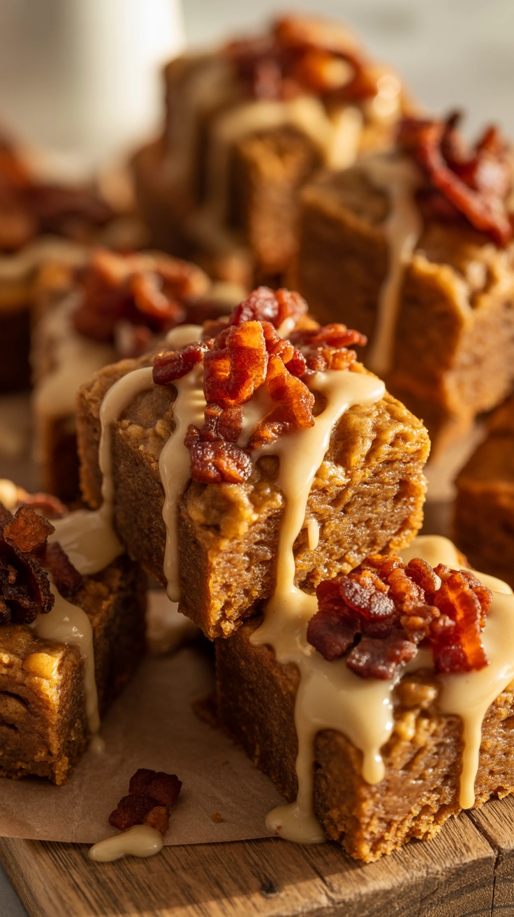13 Irresistible Cookie Recipes You’ve Never Tried Before 6 Savory-sweet maple bacon and bourbon blondie squares.