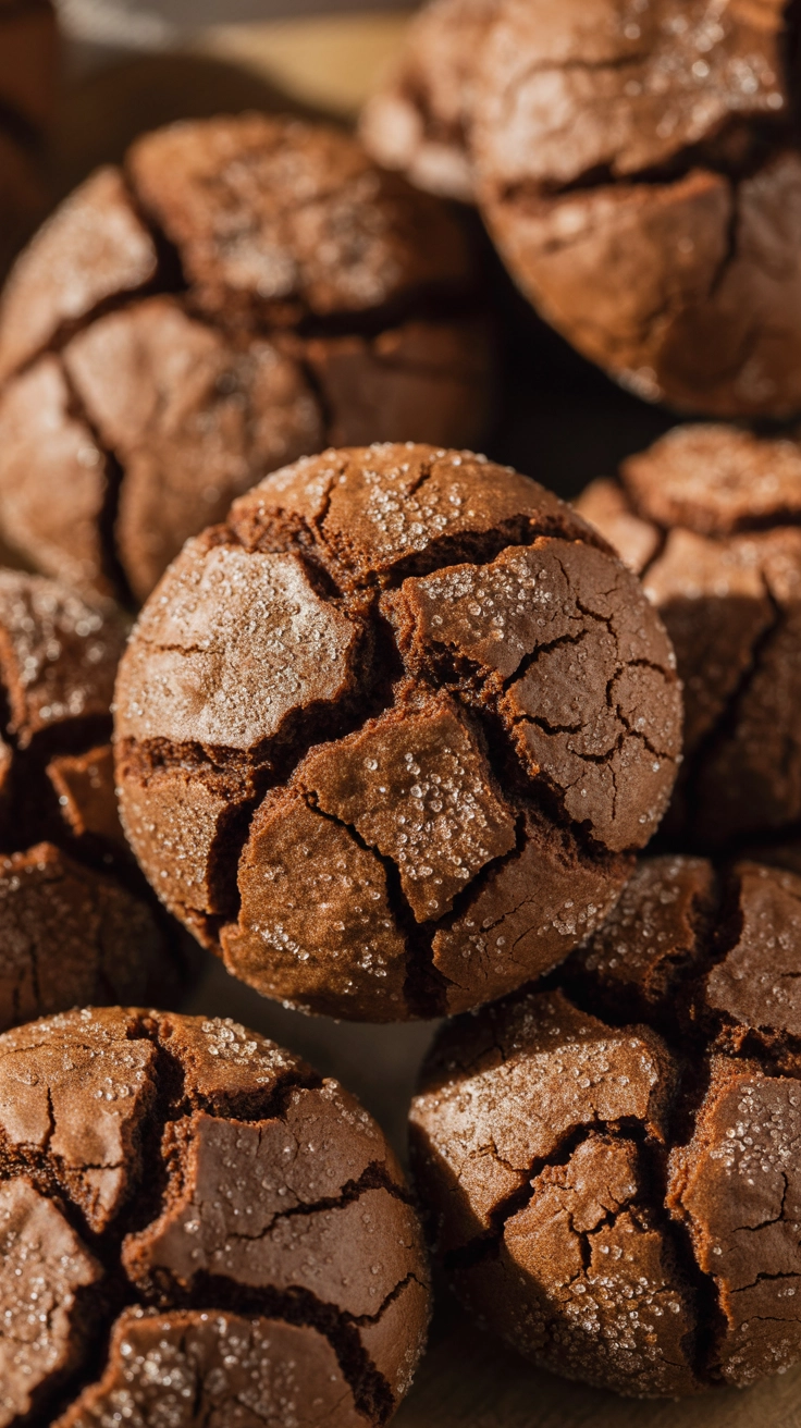 13 Irresistible Cookie Recipes You’ve Never Tried Before 4 Dark chocolate snickerdoodles with a cinnamon sugar coating.
