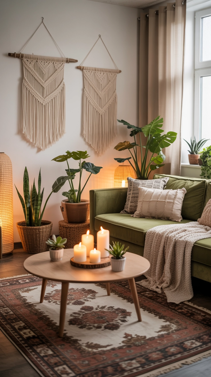 10 Small Boho Living Room Ideas That Make a Big Impact 2 boho living rooms