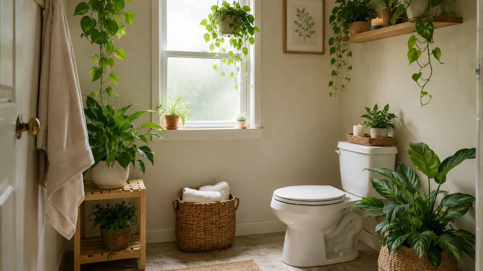 Plant Aesthetic Bathroom on Any Budget